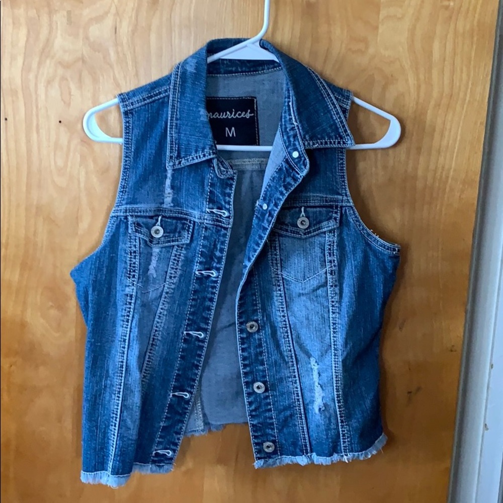 Denim vest